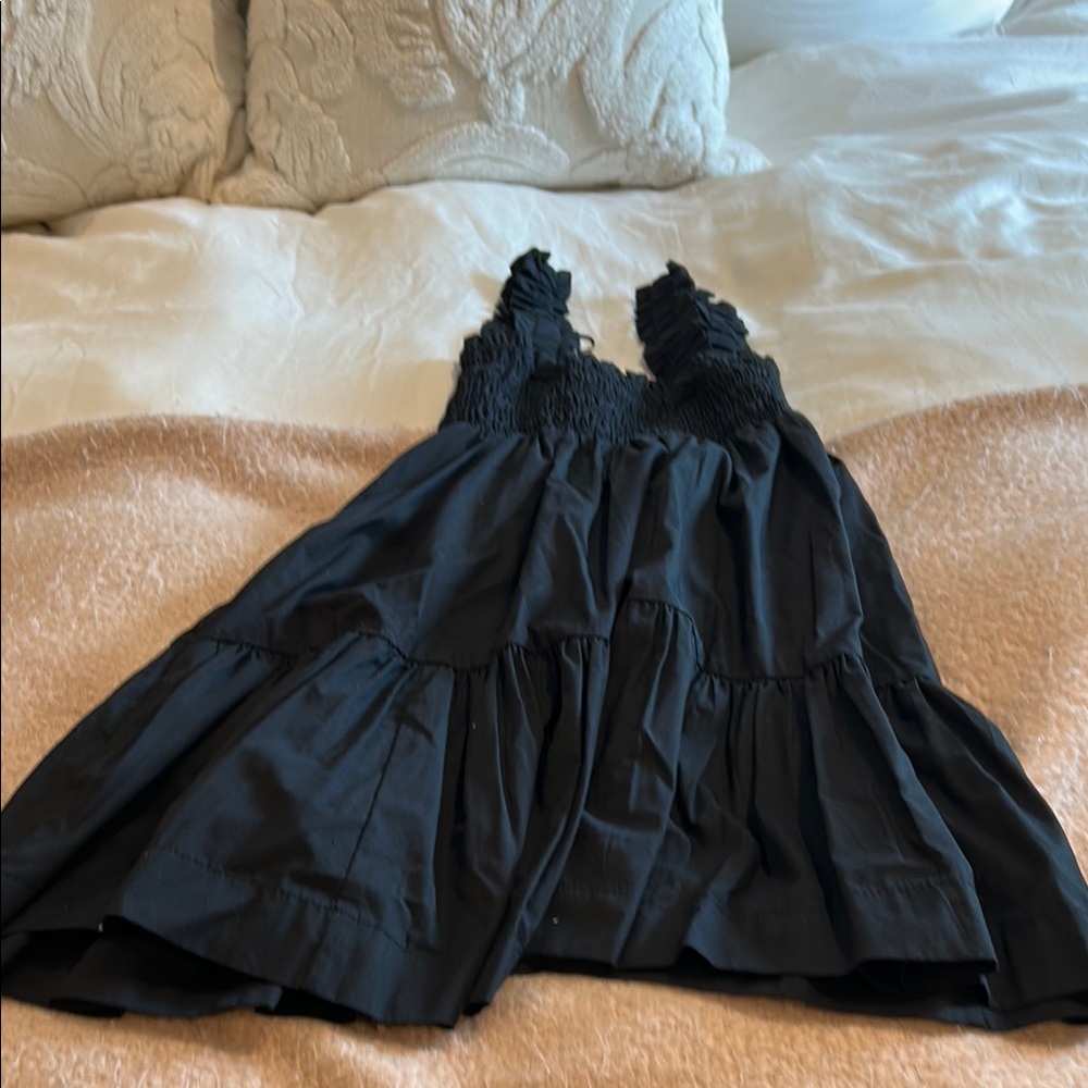 Black Ruffled Dress - Picture 3 of 3